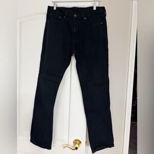 Levi's Men's 541 Jet Black Straight Jeans